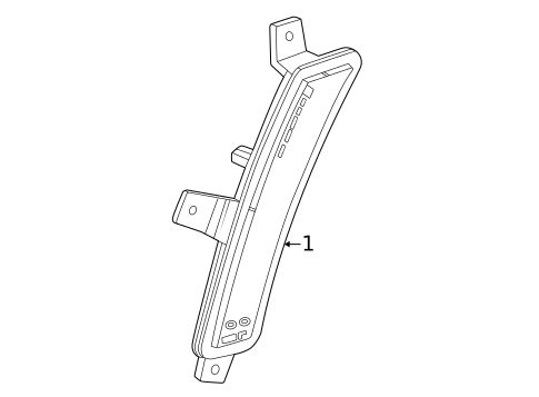 Side Marker Lamps for 2025 Cadillac Escalade ESV #0