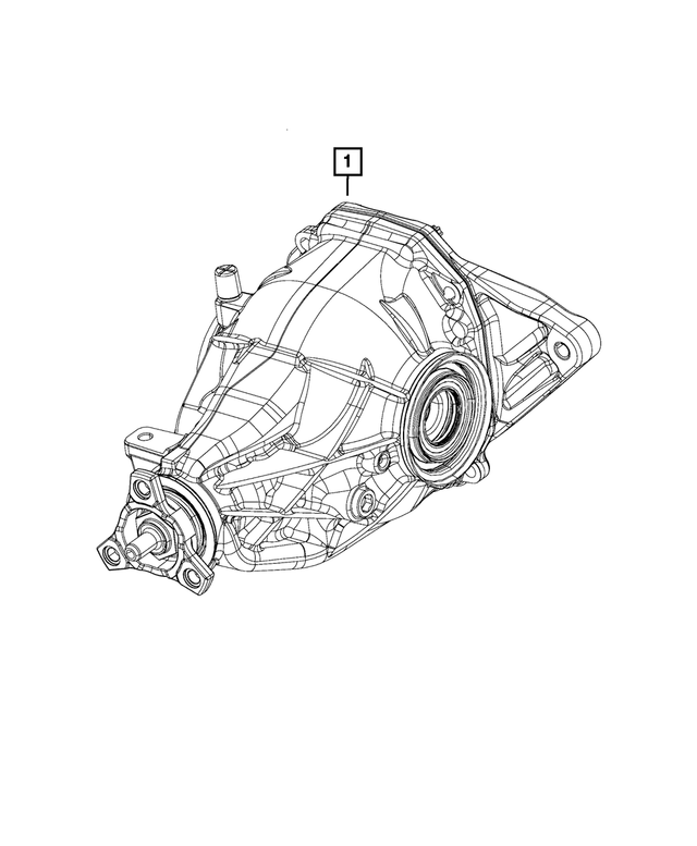 68041031AA - All Wheel Drive; Differential and Drive Line: Rear Axle Differential for Mopar Image image