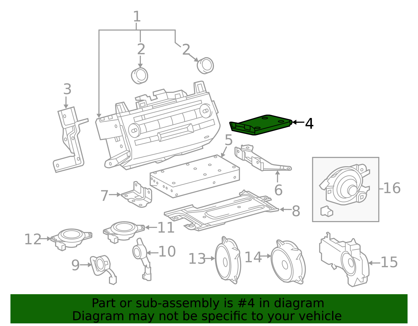 2013-2015 Toyota Land Cruiser Hard Drive 86271-60214 | Toyota