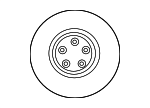 1W1Z1007DA - Suspension: Wheel, Alloy for Lincoln: Town Car Image