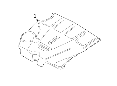 Engine Appearance Cover for 2017 Lincoln Continental #0