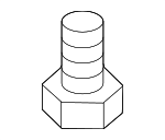 90144SP0000 - Body: Armrest Assembly Screw for Honda: Civic, HR-V Image