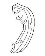 43155S6AJ02 - : Drum Brake Shoe for Honda: Civic Image