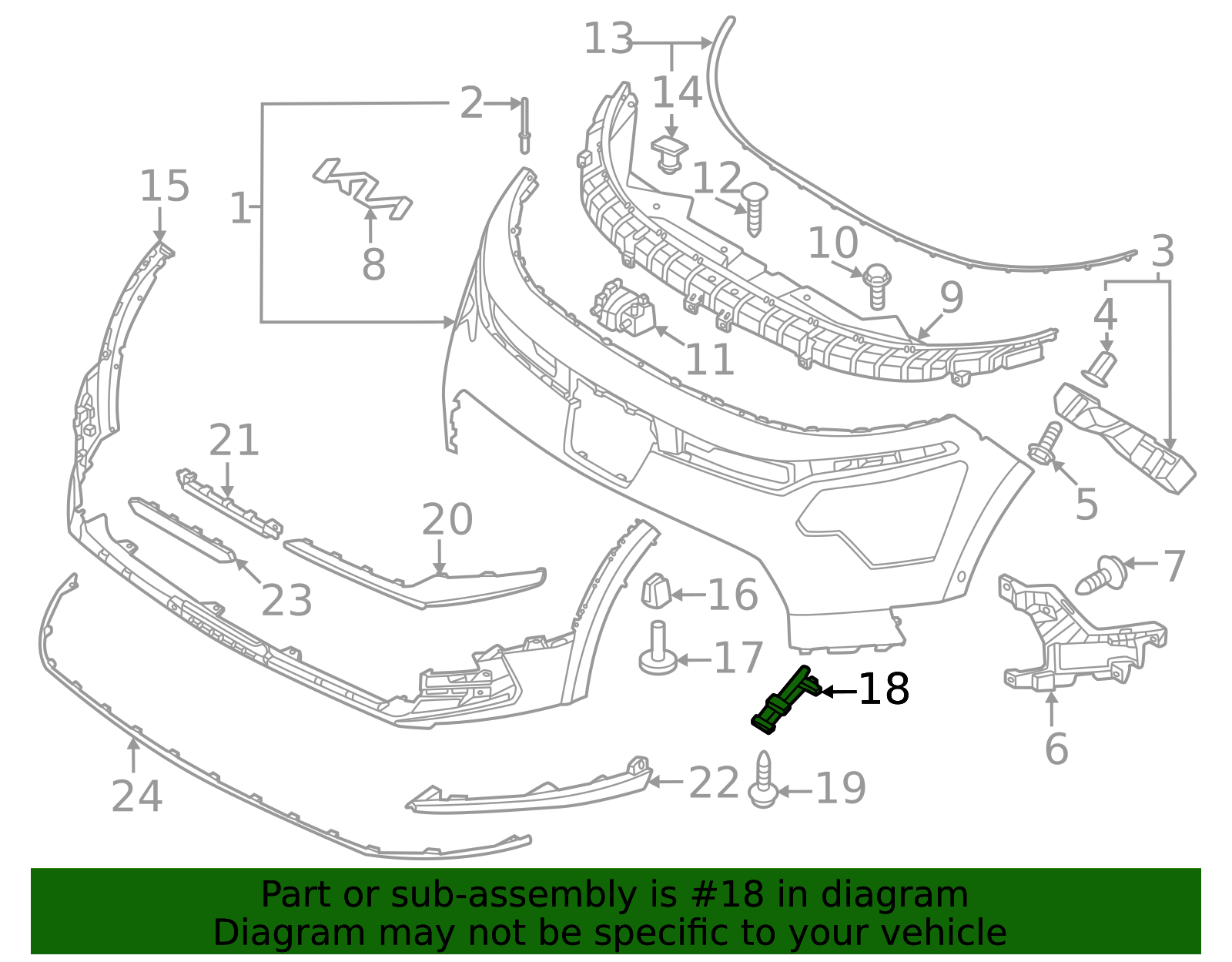 86527-AO000 - Lower Cover Bracket 2023-2025 Kia Niro EV | Kia.Parts Store