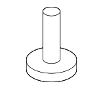 865793K000 - Body: Lower Cover Retainer Screw for Kia Image