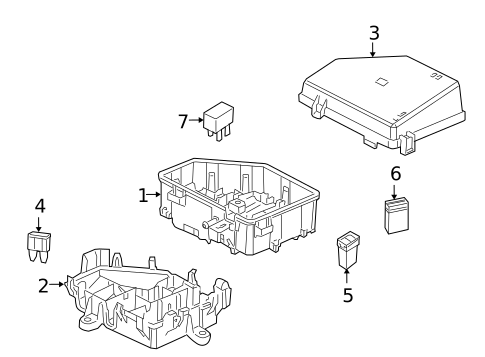 Fuse & Relay for 2000 Pontiac Bonneville #1