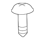 1249305257E - Body: Upper Grille Screw for Kia: K5, Optima, Sedona, Sorento, Telluride Image