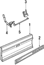14035973 - Body: Applique for Chevrolet: S10 Blazer | GMC: Jimmy S15, S15 Image