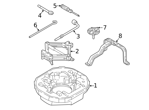 Jack & Components for 2020 Kia Stinger #0