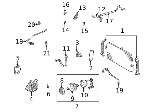 Switches & Sensors for 1999 Lexus ES300 #0