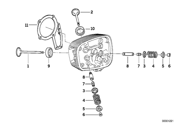 11341340845 - : Exhaust Valve for BMW-Motorrad Image