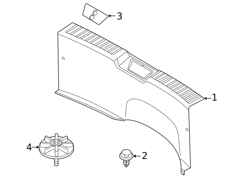 Interior Trim - Rear Body for 2020 Toyota Yaris #3