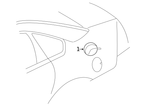 Exterior Trim - Quarter Panel for 2009 Chevrolet Impala #0