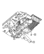 6507552AA - Engine Mounting: Nut for Mopar Image
