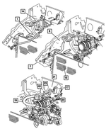 55116467AC - Air Conditioning &amp; Heater: A/c Discharge Line for Mopar Image