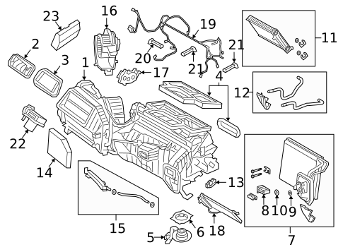 Blower Motor & Fan for 2024 BMW 330e xDrive #0