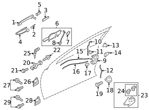 Front Door for 2009 Mitsubishi Lancer #0