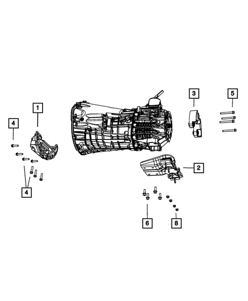Mounting and Skid Plate for 2009 Dodge Nitro #0