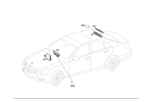 Parktronic System (Pts) for 2011 Mercedes-Benz E550 #0
