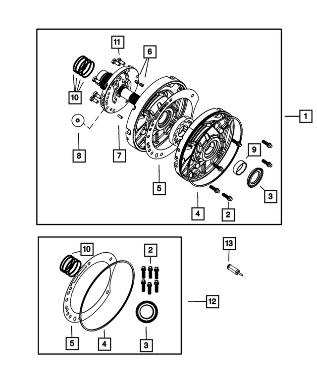 R8052759AB - 62TE; 6-Speed; Automatic Transaxle: Transmission Oil Pump Kit for Mopar Image