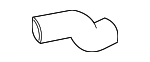 11727553059 - Emission Control: Secondary Air Injection Pump Hose for BMW Image