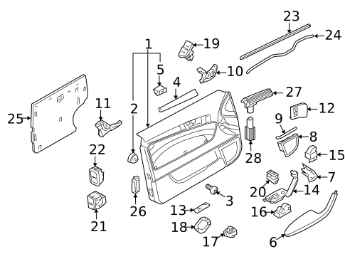 Fuel Door for 2010 Audi A3 Quattro #1