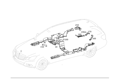 Cable Covers and Cable Ducts for 2012 Mercedes-Benz E63 AMG #0