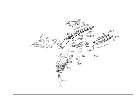 Water Baffle with Intake Shell for 2020 Mercedes-Benz S63 AMG #0