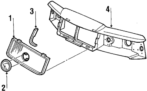 Front Panel for 1987 Mercury Cougar #0
