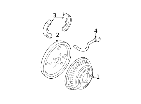 Rear Brakes for 1994 Chevrolet Camaro #1