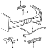 5976471 - Electrical: Backup Lamp for Cadillac: Fleetwood Image