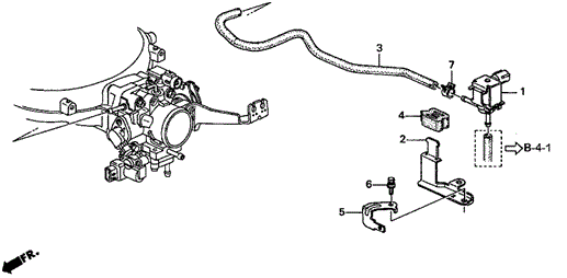 Purge Control Solenoid Valve (2) for 1998 Acura CL #0
