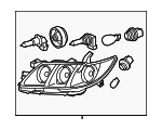 8111006B90 - : Headlamp Assembly - PASSENGER SIDE for Toyota: Camry Image