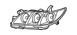 8117006202 - : 2007-2009 Toyota Camry - Lens &amp; Housing Left for Toyota: Camry Image