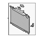 16400WB002 - : Radiator Assembly for Toyota: Yaris, Yaris iA Image
