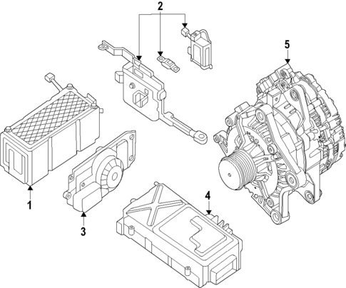 Hybrid Components for 2025 Genesis GV80 Coupe #0