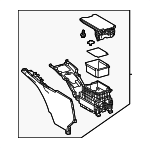 5881042090C7 - : Console Base for Toyota: bZ4X Image