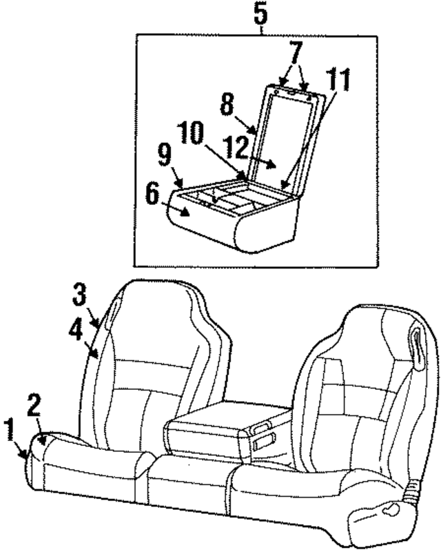 UP811AZAB - Body: Armrest Base for Mopar Image