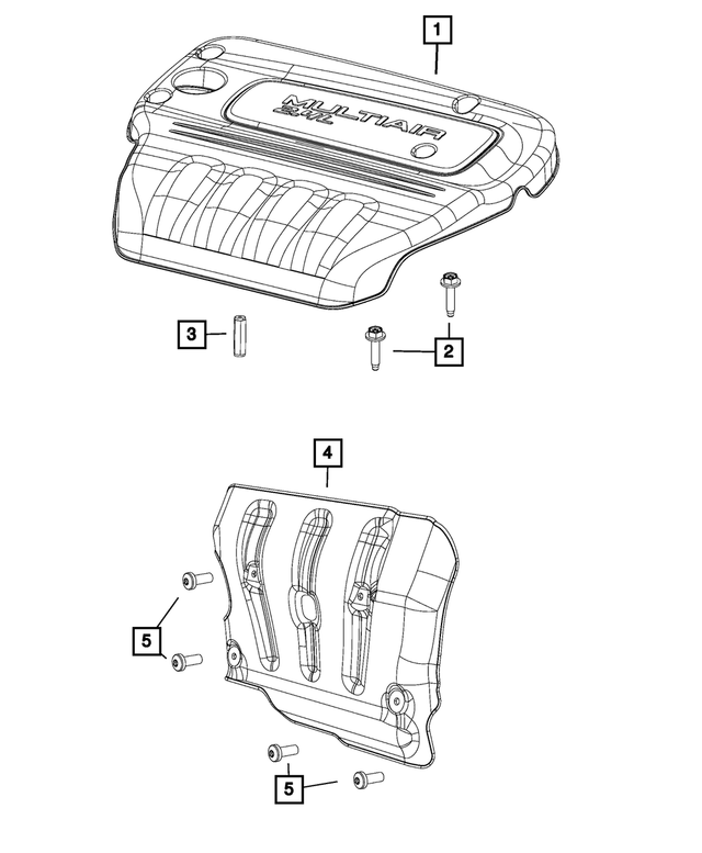 6510840AA - : Hex Nut, Mounting for Mopar Image