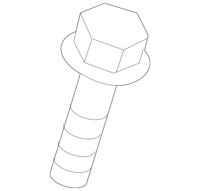 Suspension Shock Absorber Mounting Bolt - Porsche (N-910-661-01)