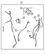 82202526 - Mopar Accessories - Component Parts: Off Road Light Installation Package for Mopar Image