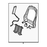 88410S9510 - Body: Seat Back Frame for Kia Image