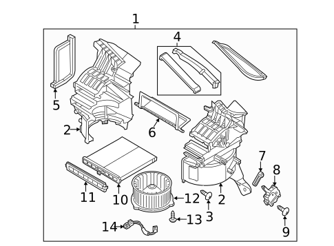 Blower Motor & Fan for 2014 Mazda CX-5 #0