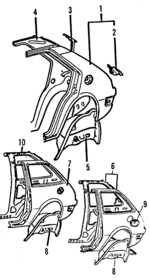 MB195864 - Body: Outer Panel for Dodge: Colt Image