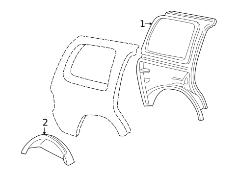 Inner Structure for 2002 Ford Expedition #0