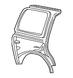 XL1Z7827864AA - Body: Inner Panel for Ford Image