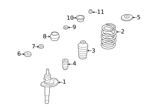 Struts & Suspension Components for 2003 Volkswagen Jetta #0