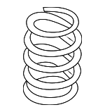 1J0411105CS - Suspension: Coil Spring for Volkswagen Image