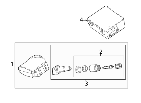 Tire Pressure Monitor Components for 2019 Land Rover Range Rover #0