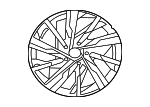 52910P0160 - : Wheel, Alloy for Hyundai: Tucson Image